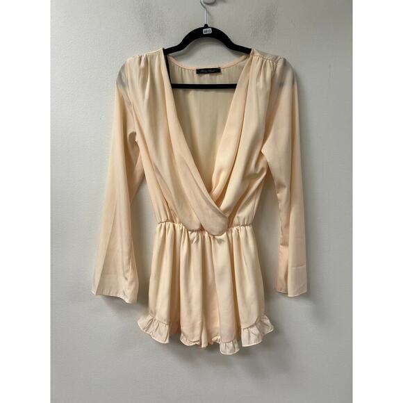 Honey Punch Romper Peach color Sz XS - Picture 1 of 3